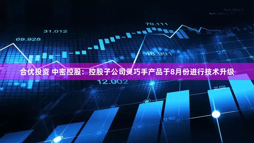 合优投资 中密控股：控股子公司灵巧手产品于8月份进行技术升级